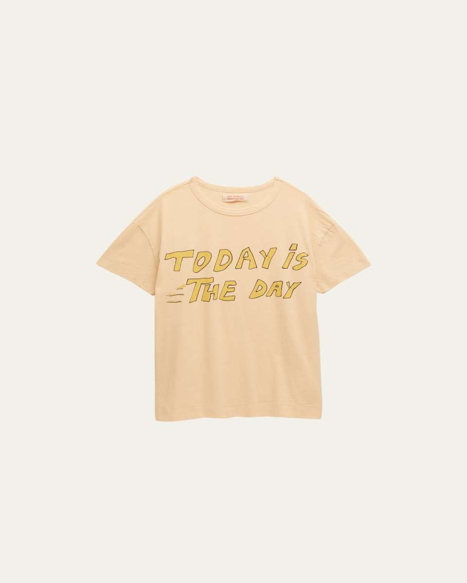 Girl's Happy Face-Print Graphic T-Shirt, Size 2-12